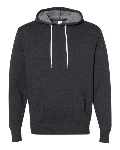 Independent Trading Co. Unisex Lightweight Hooded Sweatshirt AFX90UN #color_Charcoal Heather