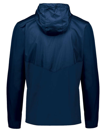 Holloway Men's Packable Quarter-Zip Jacket 229534 #color_Navy