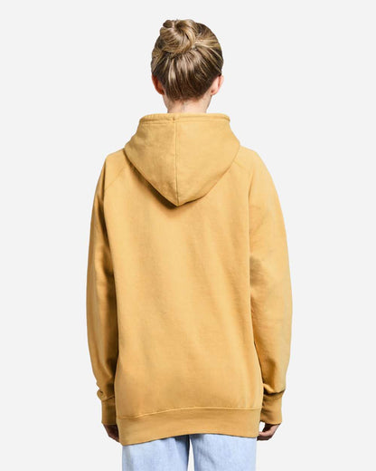 Lane Seven Unisex Vintage Raglan Hooded Sweatshirt LST004 #colormdl_Vintage Mustard