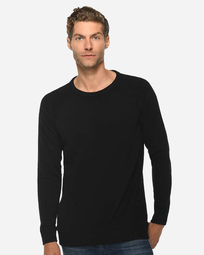 Lane Seven Unisex French Terry Crewneck Sweatshirt LS13004 #colormdl_Black