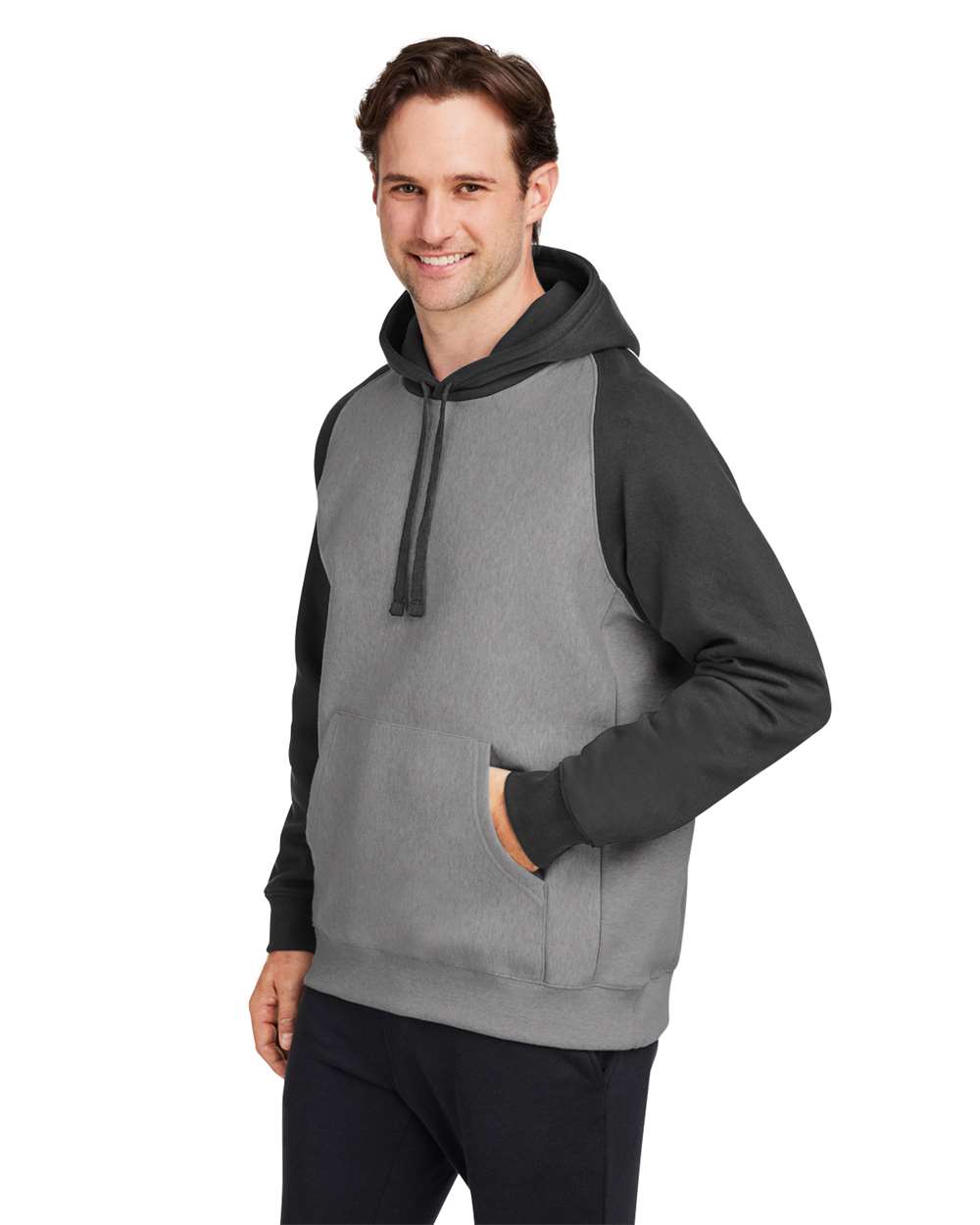 #colormdl_Dark Grey Heather/ Black