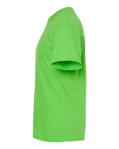 M&O Men's Gold Soft Touch T-Shirt 4800 #color_Vivid Lime