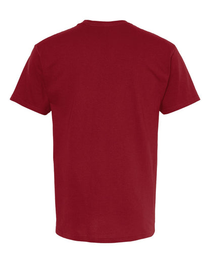 M&O Men's Gold Soft Touch T-Shirt 4800 #color_Cardinal Red