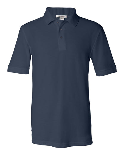 Sierra Pacific Men's Silky Smooth Piqué Polo 0500 #color_Navy