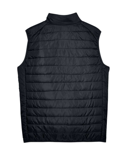 CORE365 Men's Prevail Packable Puffer Vest CE702 #color_Black