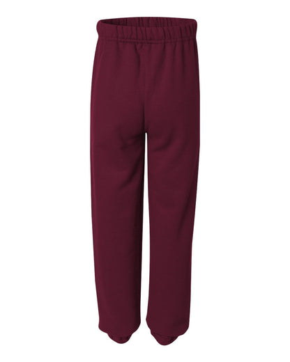JERZEES Youth NuBlend® Sweatpants 973BR #color_Maroon