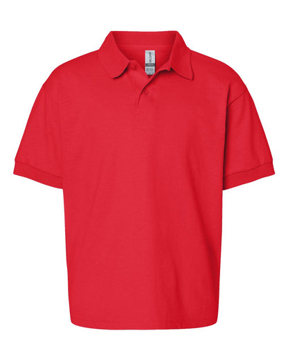 Gildan Youth DryBlend® Jersey Polo 8800B #color_Red