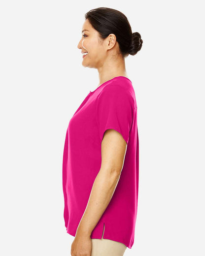 Devon & Jones Women's Perfect Fit™ Crepe Blouse DP612W #colormdl_Crown Raspberry