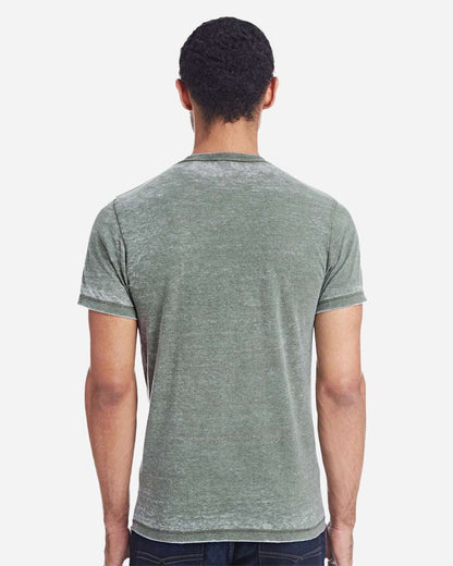 Colortone Unisex Acid Wash Burnout T-Shirt 1350 #colormdl_Olive