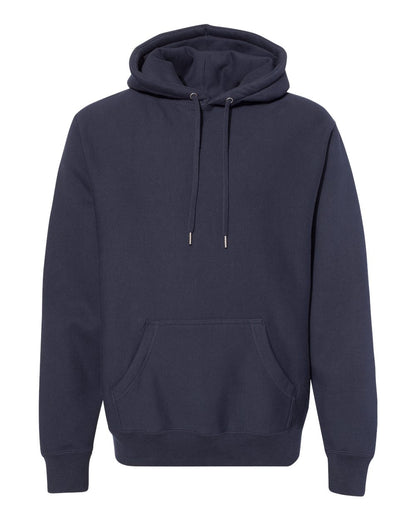 Independent Trading Co. Unisex Legend Premium Heavyweight Cross-Grain Hooded Sweatshirt IND5000P #color_Classic Navy