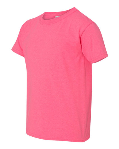 Gildan Youth Heavy Cotton™ T-Shirt 5000B #color_Safety Pink