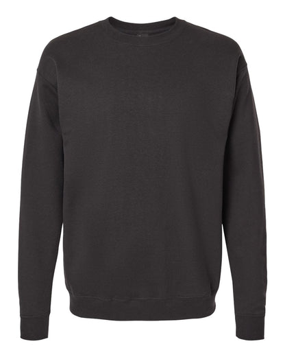 Hanes Unisex Perfect Sweats Crewneck Sweatshirt RS160 #color_Black