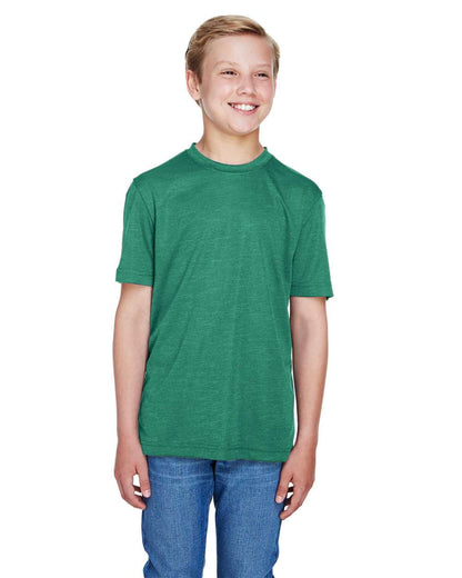Team 365 Youth Sonic Heather Performance T-Shirt TT11HY #colormdl_Sport Forest Heather
