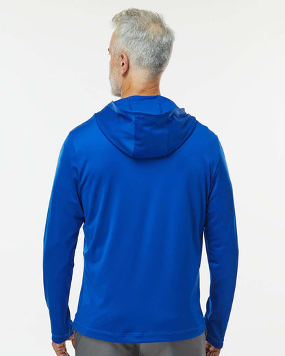 Adidas Lightweight Performance Quarter-Zip Hooded Pullover A596 #colormdl_Collegiate Royal