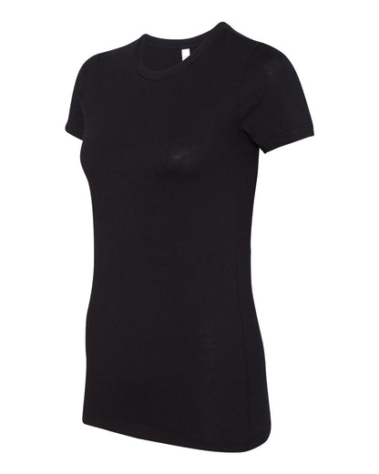 BELLA + CANVAS Women's Slim Fit Tee 6004 #color_Solid Black Blend