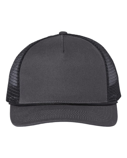 DRI DUCK Retro Rope Cap 3012 #color_Charcoal/ Black/ Black