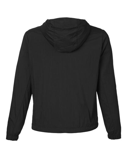 North End Women's Aura Lightweight Packable Anorak NE810W #color_Black/ Carbon