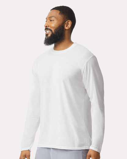 Gildan Unisex Performance® Long Sleeve T-Shirt 42400 #colormdl_White