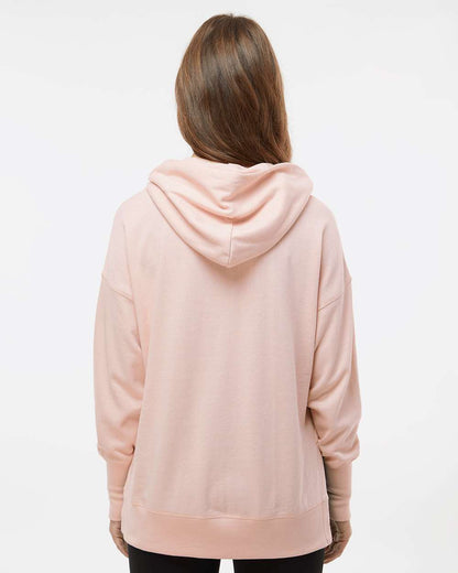 MV Sport Women's French Terry Hooded Sweatshirt W23720 #colormdl_Cameo Pink