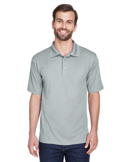 UltraClub Men's Cool & Dry Mesh Piqué Polo 8210 #colormdl_Silver