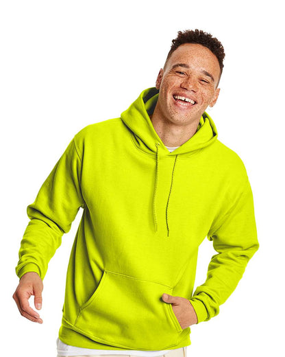 Hanes Unisex EcoSmart® Hooded Sweatshirt P170 #color_Safety Green