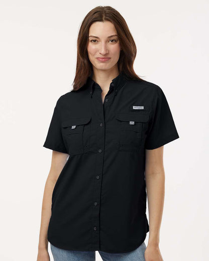Columbia Women's PFG Bahama™ Short Sleeve Shirt 212473 #colormdl_Black