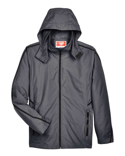 Team 365 Unisex Conquest Jacket with Mesh Lining TT70 #color_Sport Graphite