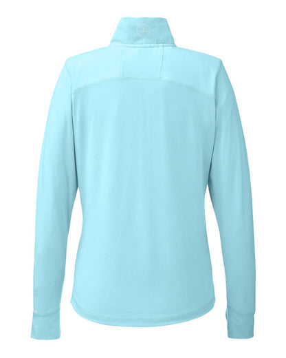 Nautica Women's Saltwater Quarter-Zip Pullover N17925 #color_Sea Mist
