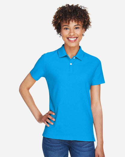 Devon & Jones Women's DRYTEC20™ Performance Polo DG150W #colormdl_Ocean Blue