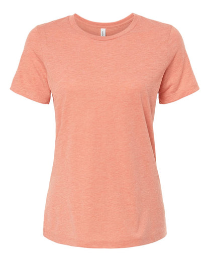 BELLA + CANVAS Women’s Relaxed Fit Triblend Tee 6413 #color_Sunset Triblend