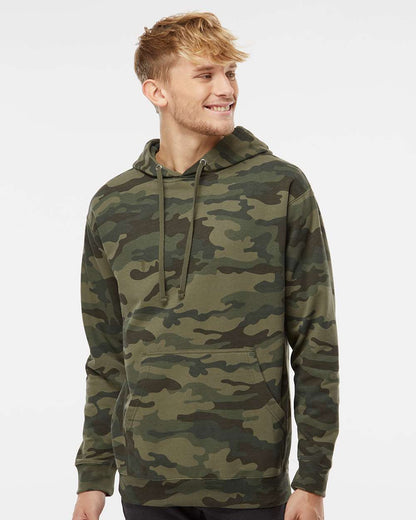 Independent Trading Co. Midweight Hooded Sweatshirt SS4500 #colormdl_Forest Camo