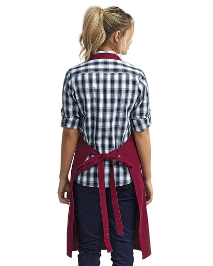 Artisan Collection by Reprime Calibre Heavy Cotton Canvas Pocket Apron RP137 #colormdl_Burgundy