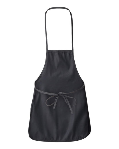 Liberty Bags Midweight Cotton Twill Butcher Apron 5510 #color_Black