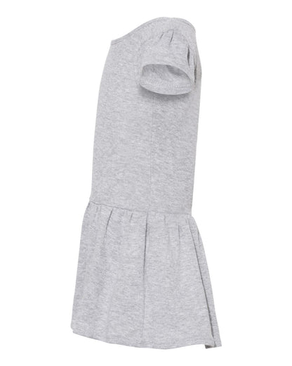 Rabbit Skins Infant Baby Rib Dress 5320 #color_Heather
