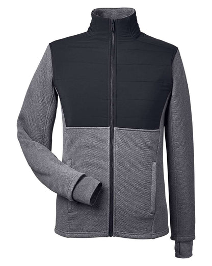 Spyder Men's Pursuit Jacket S17298 #color_Black Heather/ Black
