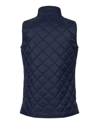 Weatherproof Women's Vintage Diamond Quilted Vest W207359 #color_Navy