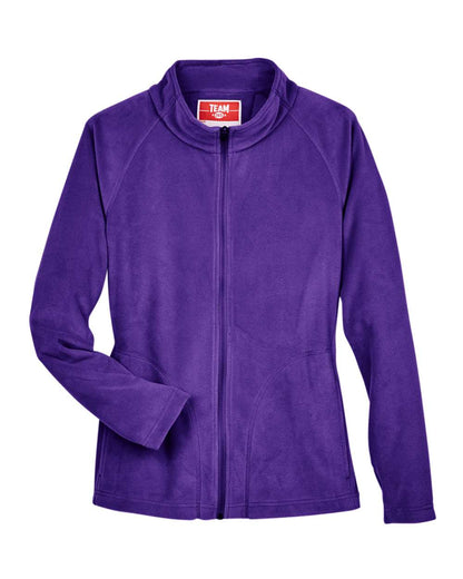 Team 365 Women's Campus Microfleece Jacket TT90W #color_Sport Purple
