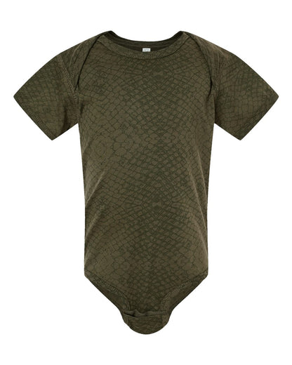 Rabbit Skins Infant Fine Jersey Bodysuit 4424 #color_Green Reptile