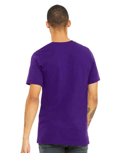 BELLA + CANVAS Jersey Tee 3001 #colormdl_Team Purple