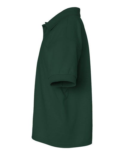 Gildan Youth DryBlend® Jersey Polo 8800B #color_Forest Green