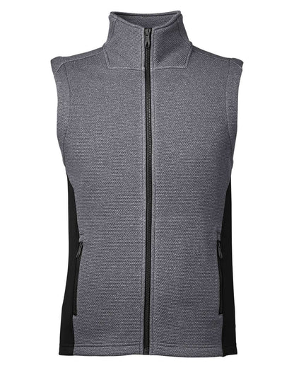 Spyder Men's Pursuit Vest S17274 #color_Black Heather/ Black