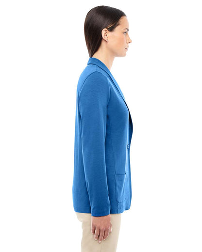 Devon & Jones Women's Perfect Fit™ Shawl Collar Cardigan DP462W #colormdl_French Blue