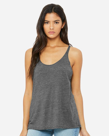 BELLA + CANVAS Women's Slouchy Tank 8838 #colormdl_Asphalt Slub