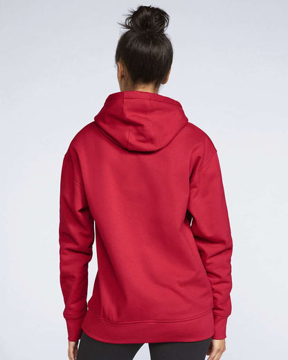 Gildan Softstyle® Midweight Hooded Sweatshirt SF500 #colormdl_Red