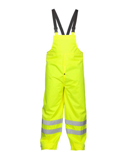 Kishigo Unisex Storm Stopper Rainwear Bib 9665P #color_Lime