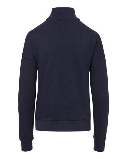MV Sport Women's Cloud Fleece Quarter-Zip Sweatshirt W20189 #color_Navy