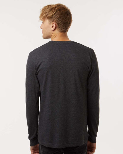 Tultex Unisex Fine Jersey Long Sleeve T-Shirt 202LS #colormdl_Heather Graphite