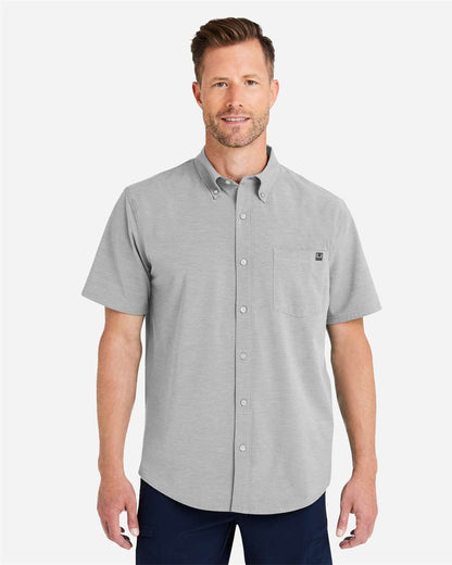 HUK Men's Kona Solid Shirt H150154 #colormdl_Harbor Mist