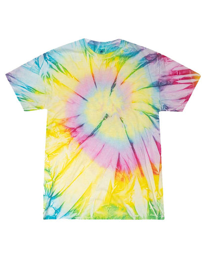 Colortone Youth Multi-Color Tie-Dyed T-Shirt 1000Y #color_Lollypop