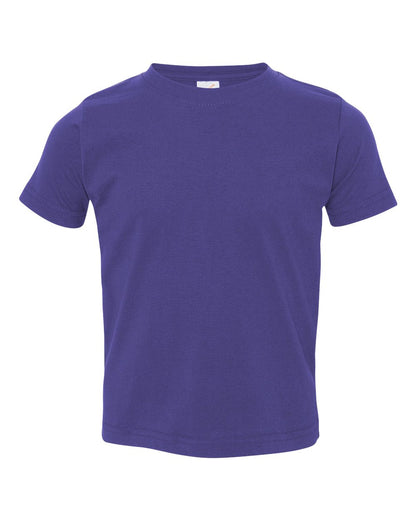 Rabbit Skins Toddler Fine Jersey Tee 3321 #color_Purple